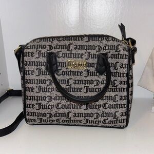 Juicy Couture Black and Gray Women's Bag